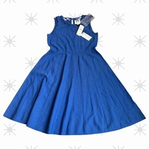 Milly Royal Blue Kids Casual Dress